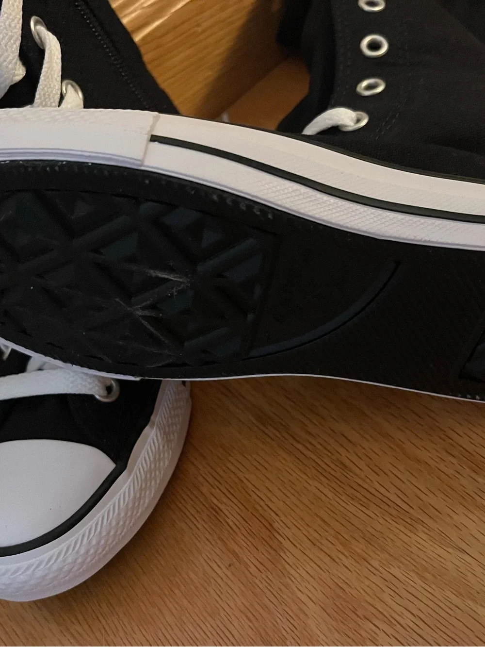 NEW Knee high Converse Chuck Taylor lace up boots kids size 1